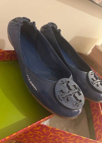 Tory Burch Koyu Mavi Tory Burch Kadın Babet