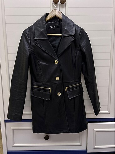 Kenneth Cole Hakiki Deri Ceket