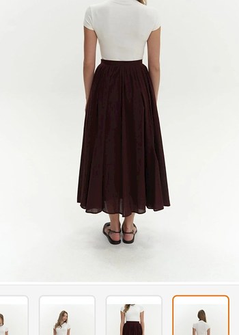 Bohemia Amaya Bilek Boyu Pileli Etek 0 üründür - Görsel 2