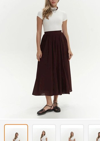 Bohemia Amaya Bilek Boyu Pileli Etek 0 üründür - Görsel 4