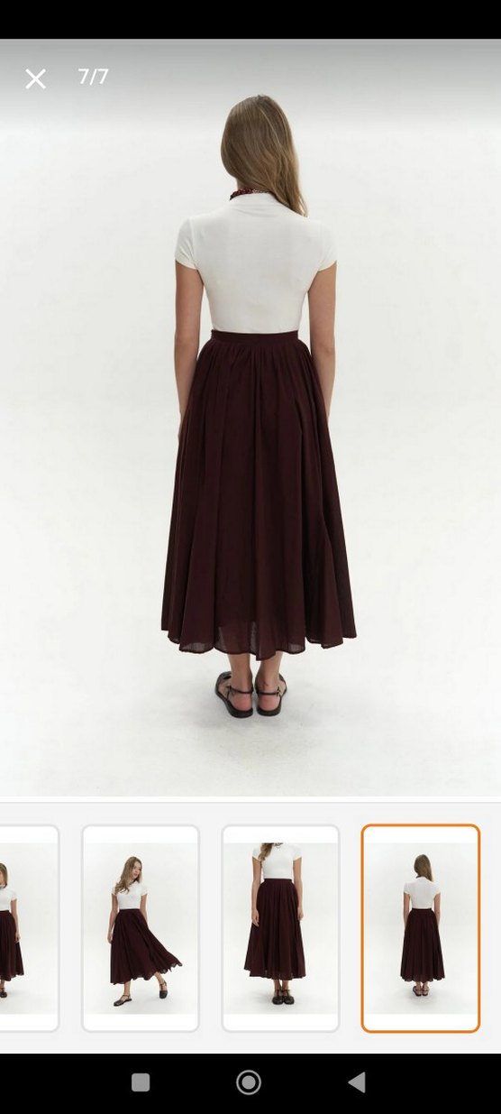 Bohemia Amaya Bilek Boyu Pileli Etek 0 üründür - Görsel 2