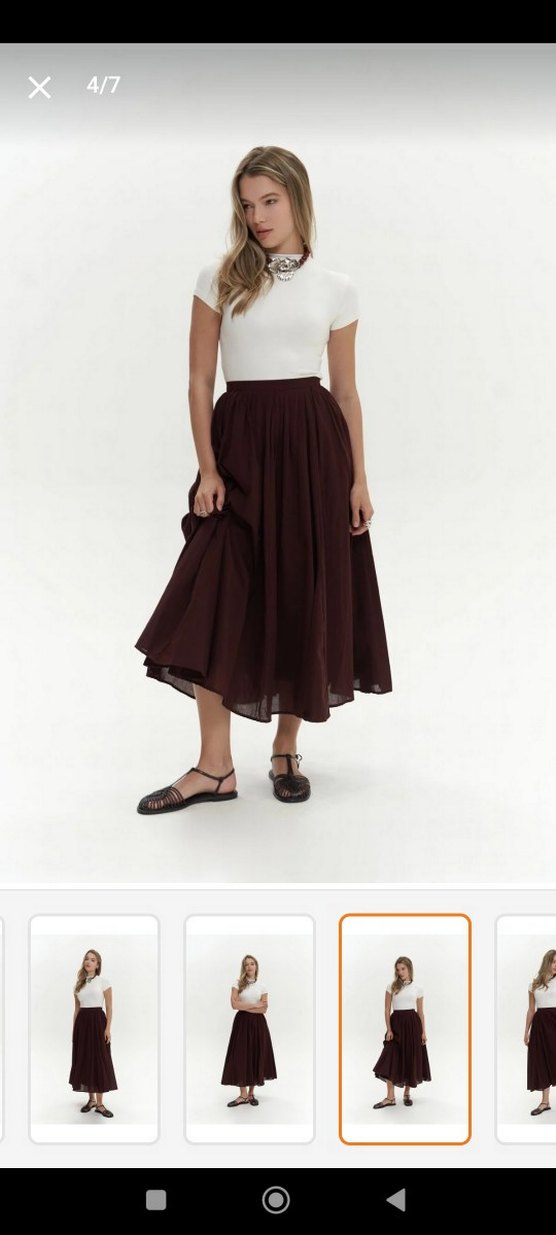 Bohemia Amaya Bilek Boyu Pileli Etek 0 üründür - Görsel 3