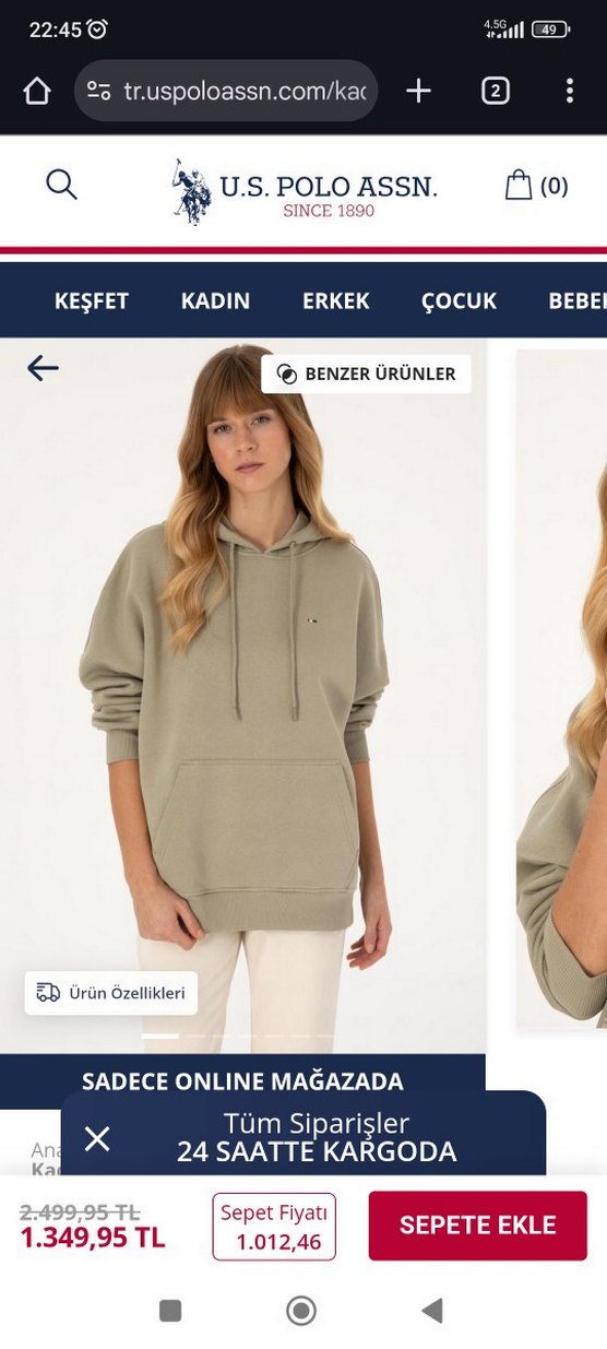sıfır ürün neredeyse yarı fiyatına satıyorum
aldım ve giyilmedi - Görsel 2
