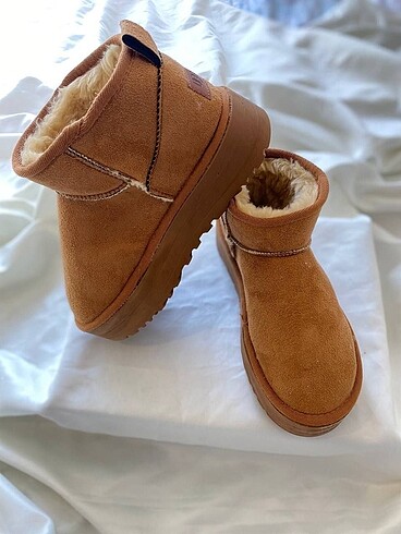 38 Beden kahverengi Renk UGG taba platform