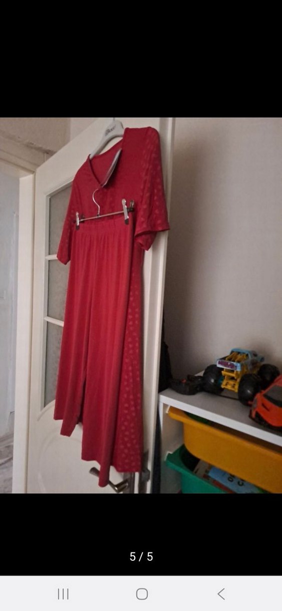 Uzun Pembe Kadın hasema Takımı - Görsel 5