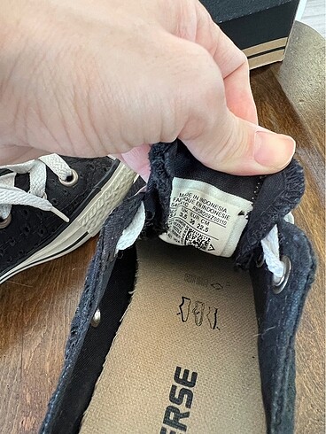36 Beden siyah Renk Siyah orijinal converse