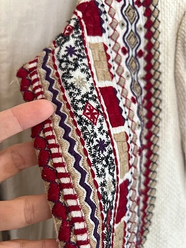 Mango Nakış ayrıntılı bohem ceket