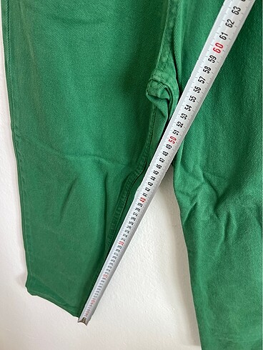 36 Beden yeşil Renk Yeşil kot pantolon