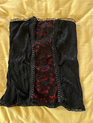 Siyah gothic korse