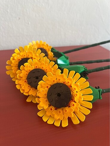 Lego çiçek ayçiçeği 4 adet