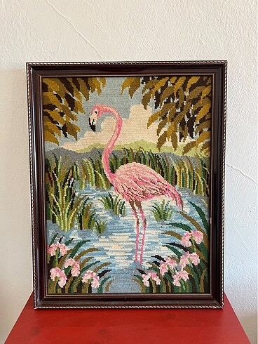 Flamingo goblen tablo