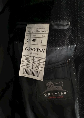 Düğmeli Siyah Kumaş Erkek Ceket - Görsel 3