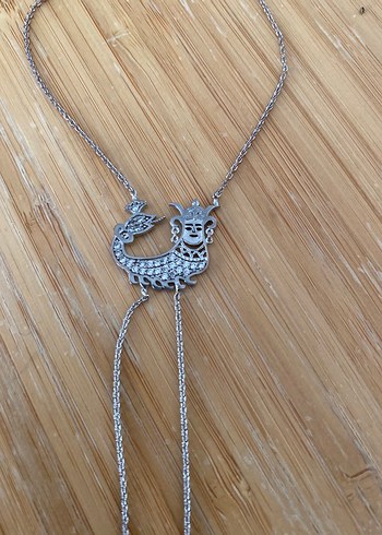 Bohem Gri Yılan Şahmeran Desenli Zincirli Kadın El Zinciri - Görsel 2