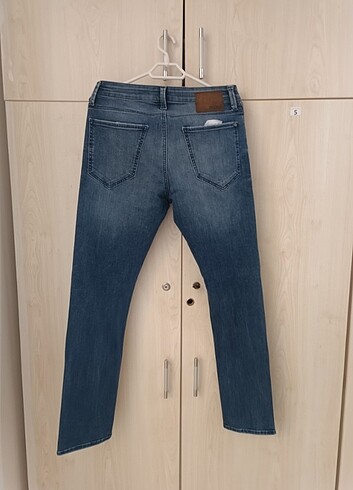 l/xl Beden Original Mavi Kot Pantolon