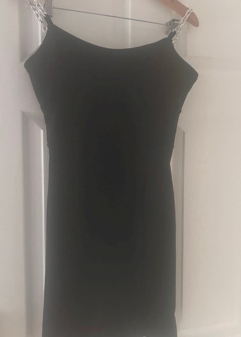 Siyah V Yaka Drapeli kısa  Abiye Elbise
Etiketli yeni - Görsel 4