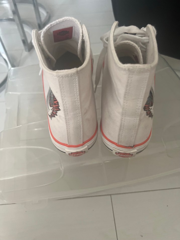 Beyaz Gri Baskılı Erkek Spor Ayakkabı - Görsel 2