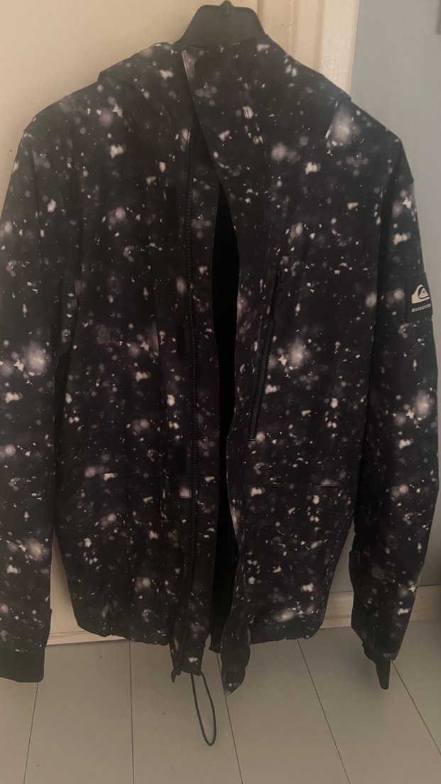 Unısex giyim /Gri Fermuarlı cırtcıttlı kar/kayak montu - Görsel 2