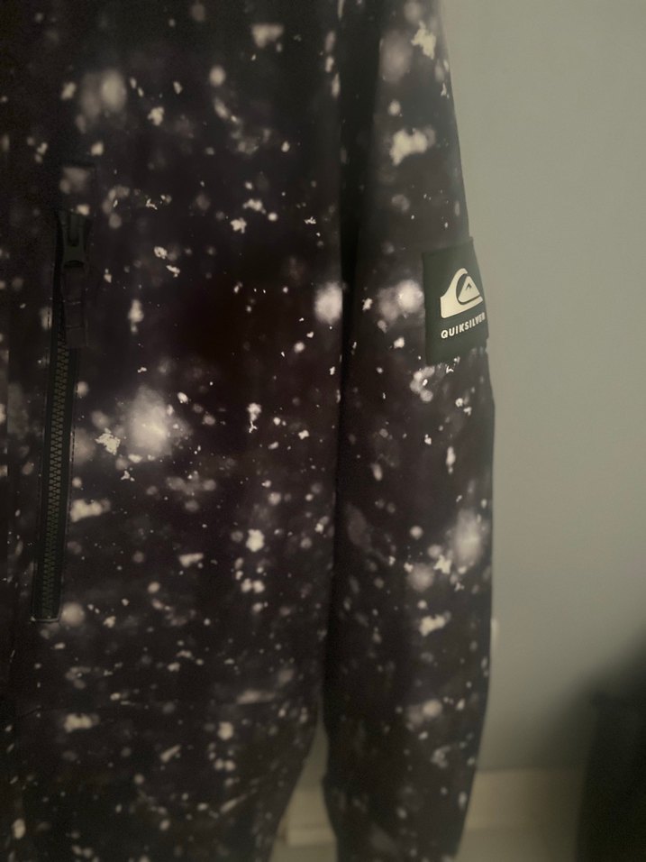 Unısex giyim /Gri Fermuarlı cırtcıttlı kar/kayak montu - Görsel 4