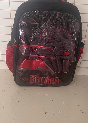 Siyah Batman Çocuk Okul Çantası Seti - Görsel 6
