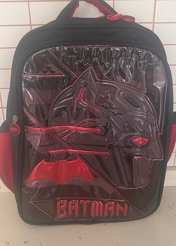 Siyah Batman Çocuk Okul Çantası Seti - Görsel 4