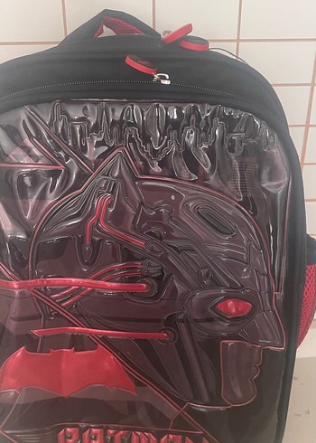 Siyah Batman Çocuk Okul Çantası Seti - Görsel 2