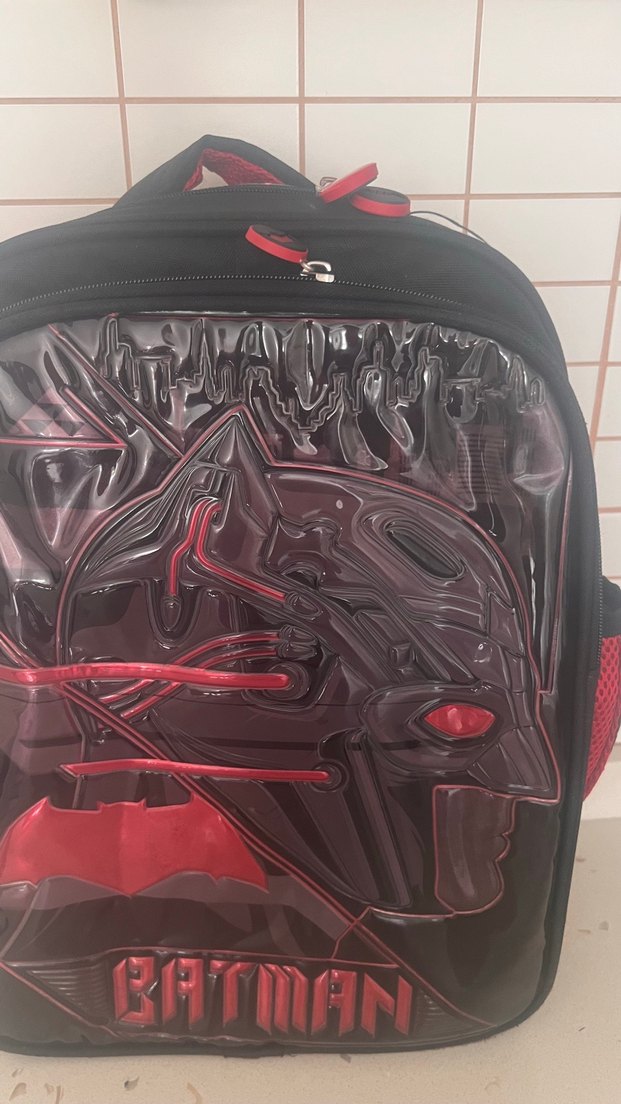 Siyah Batman Çocuk Okul Çantası Seti - Görsel 2