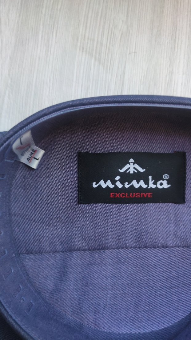 Erkek Mavi Denim Kısa Kollu Gömlek - Görsel 3