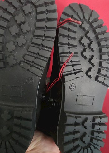 Kırmızı Gotik Erkek Bağcıklar - Görsel 6