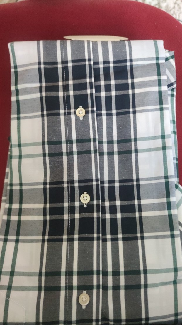 Erkek Gri Kareli Kısa Kollu Gömlek - Görsel 2