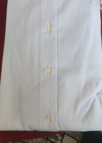 Erkek Beyaz Kısa Kollu Gömlek UZTex - Görsel 2