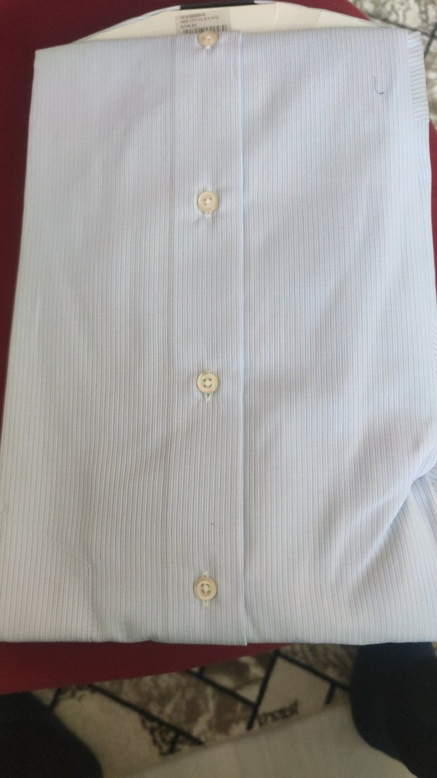 Erkek Beyaz Kısa Kollu Gömlek UZTex - Görsel 2