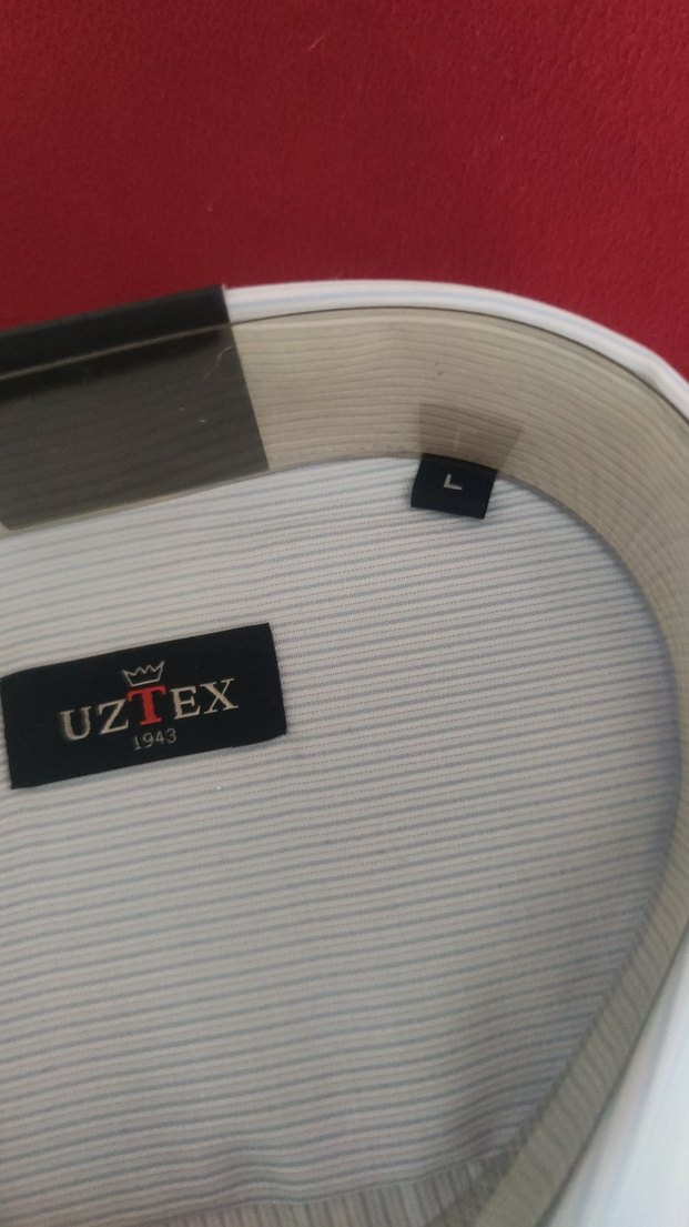 Erkek Beyaz Kısa Kollu Gömlek UZTex - Görsel 4