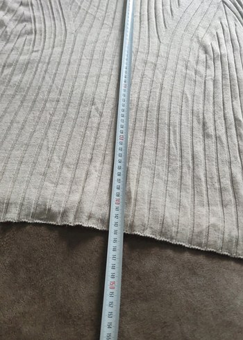 Gri Balıkçı Yaka Uzun Triko Elbise sıfır kullanılmadı - Görsel 3