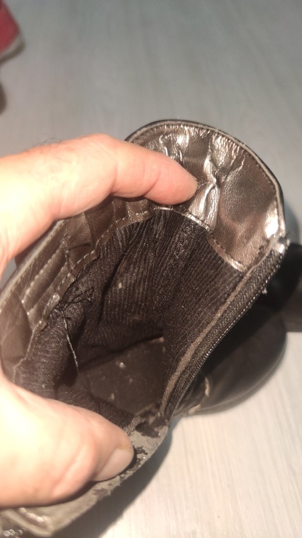 Kız Çocuk Kahverengi Deri Biker Bot - Görsel 4