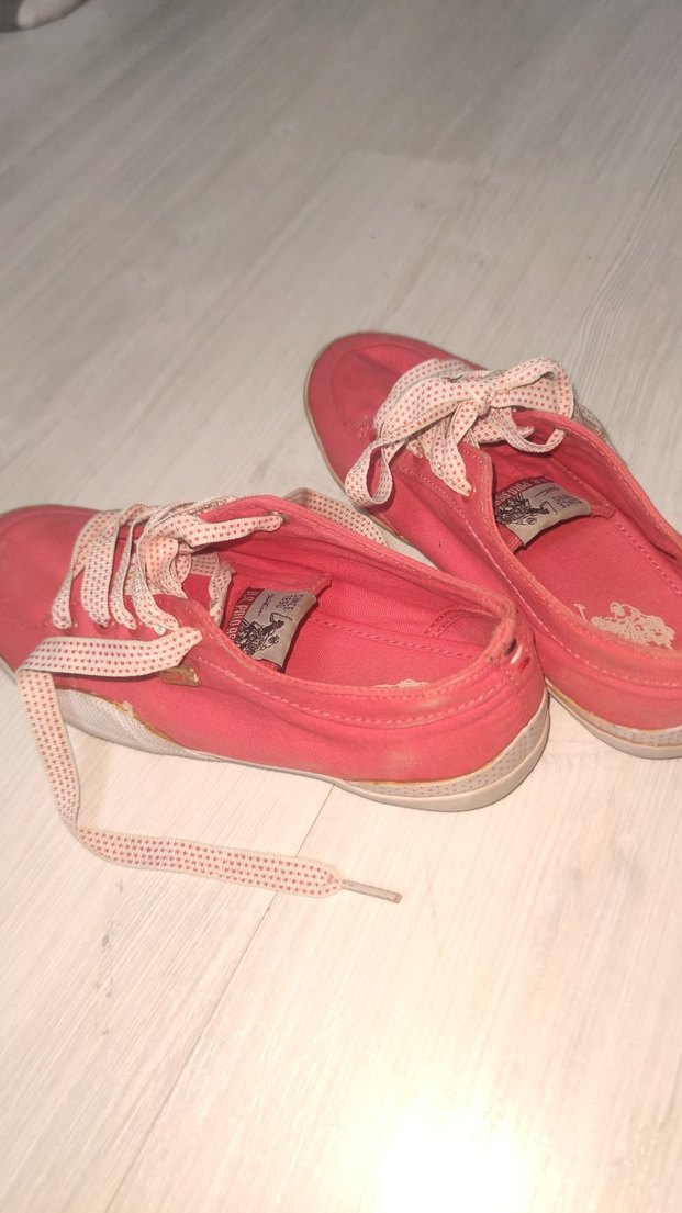 Pembe Bağcıklı Kadın Spor Ayakkabı - Görsel 4