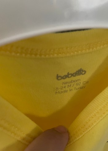 Bebetto Bebetto marka Unisex kısa kollu body 18-24 ay.
