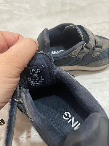 22 Beden lacivert Renk Mng Mango 22 no spor ayakkabı