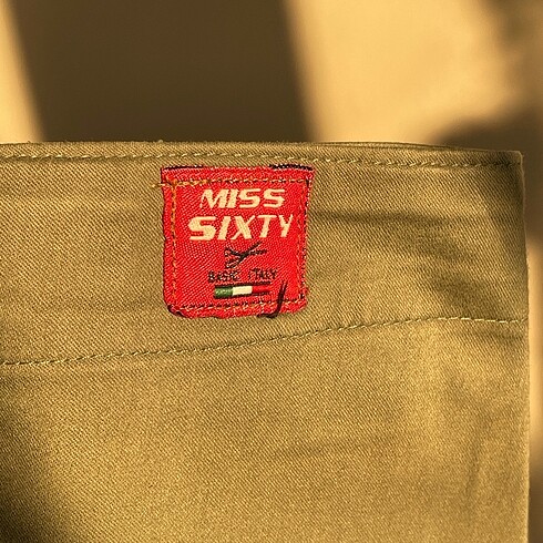 m Beden haki Renk Miss sixty bağcıklı etek