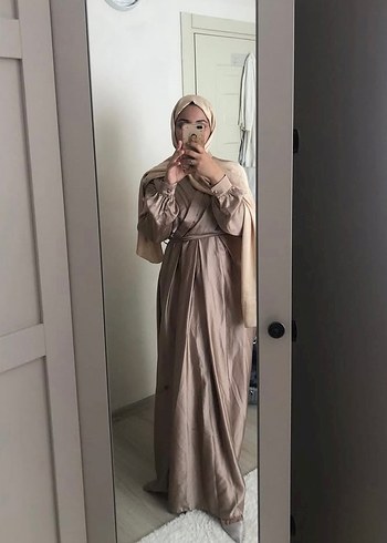 Bej Uzun abiye - Görsel 3