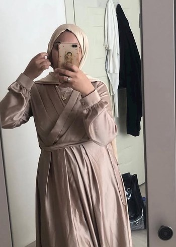 Bej Uzun abiye - Görsel 2