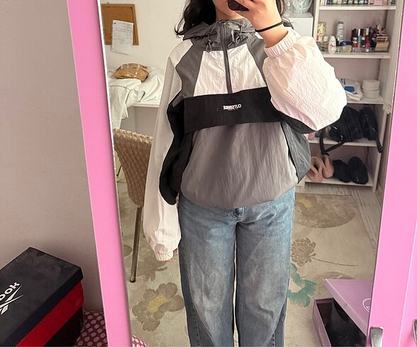 Bershka Yağmurluk su geçirmez ince mont