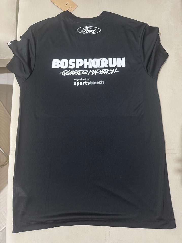 Nike Koşu Siyah Erkek Spor Tişörtü, Kısa Kollu, Rahat Kesim - Görsel 2