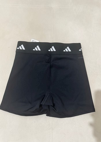 Adidas Aerodry Siyah Elastik Bel Mini Spor Şort - Görsel 2
