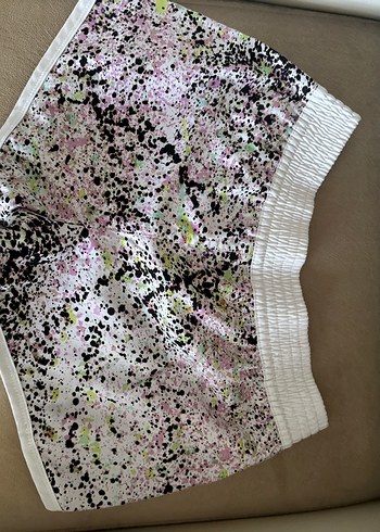 Nike Bağlama Desenli Kadın Mini Şort - Görsel 2