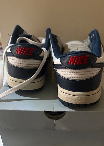 Nike Lacivert Beyaz Spor Ayakkabı - Görsel 4