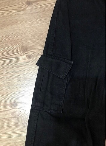 Bershka Siyah Kargo Pantolon