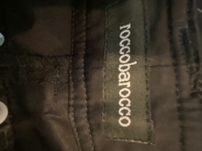 38 Beden siyah Renk Roccobarocco Kapri Pantalon
