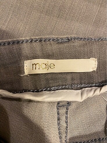36 Beden gri Renk Maje Kot Pantalon