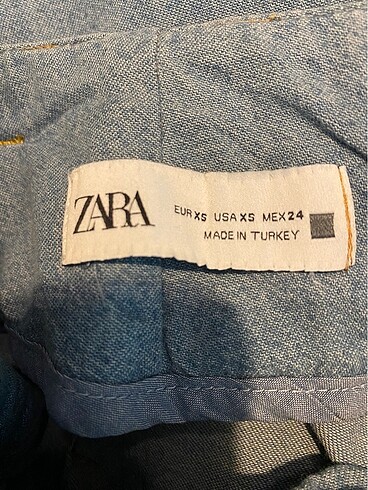 xs Beden Zara Kot Pantalon