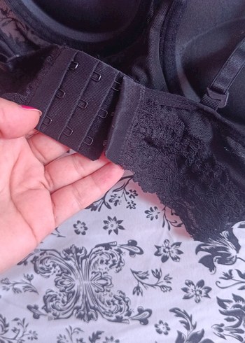 s Beden siyah Renk Siyah Gotik Dantel Midi Sütyen